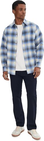 PAIGE Normandie 30" Inseam Transcend Straight Leg Jeans in Inkwell in Kuwait