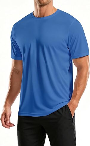 Swim Shirts for Men: UPF 50+ Sun Shirts SPF Rash Guard Quick-Dry Fishing T-Shirts in Saudi Arabia