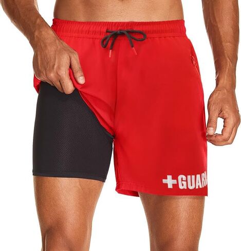 BLARIX Guard Swim Trunks w/Compression Liner in Saudi Arabia