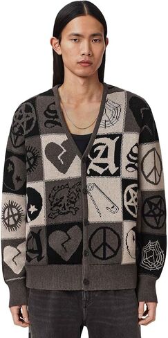 Allsaints Men's Barker Cardigan in Kuwait