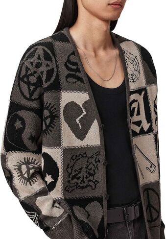 Allsaints Men's Barker Cardigan in Kuwait