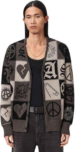 Allsaints Men's Barker Cardigan in Kuwait
