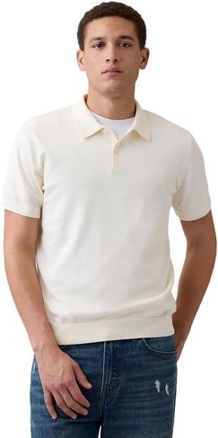 GAP Men's Short Sleeve Sweater Polo in Saudi Arabia