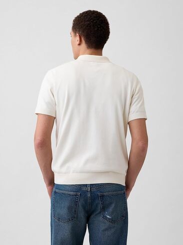 GAP Men's Short Sleeve Sweater Polo in Saudi Arabia