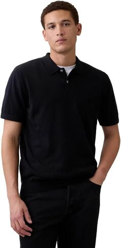 GAP Men's Short Sleeve Sweater Polo in Saudi Arabia