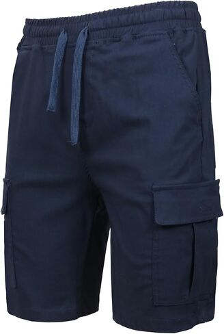 شورت Galaxy من Harvic Cargo للرجال 5 قطع - جيوب مطاطية قابلة للسحب على الخصر، قماش مرن في 4 اتجاهات (S-2XL) in Kuwait