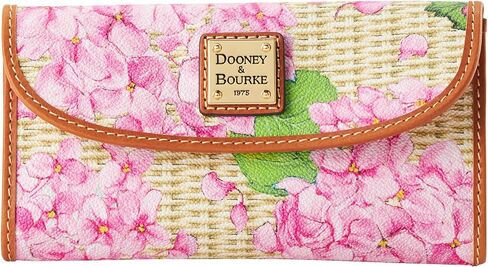 Dooney & Bourke Handbag, Hydrangea Basketweave Continental Clutch in Kuwait