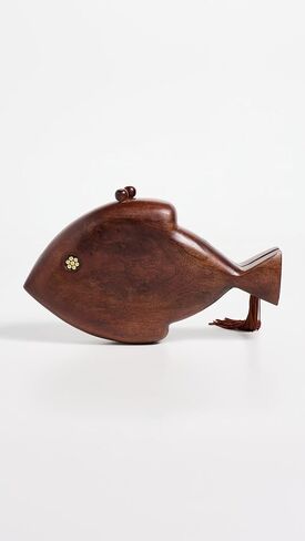 SIMONMILLER Women's Wooden Fish Bag in Saudi Arabia
