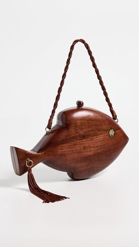 SIMONMILLER Women's Wooden Fish Bag in Saudi Arabia