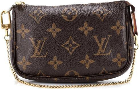Louis Vuitton Pre-Loved Pochette Accessoires Monogram Canvas Mini, Brown in Saudi Arabia