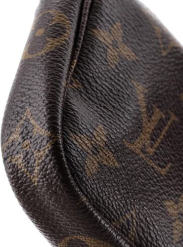 Louis Vuitton Pre-Loved Pochette Accessoires Monogram Canvas Mini, Brown in Saudi Arabia