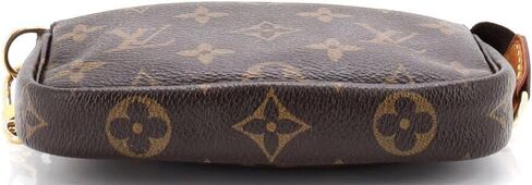 Louis Vuitton Pre-Loved Pochette Accessoires Monogram Canvas Mini, Brown in Saudi Arabia