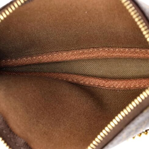 Louis Vuitton Pre-Loved Pochette Accessoires Monogram Canvas Mini, Brown in Saudi Arabia