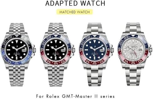 904L Solid Stainless Steel Watchband For Rolex Strap GMT Master II Wrist Watch Band Bracelet Jubilee with Oyster Clasp in Saudi Arabia