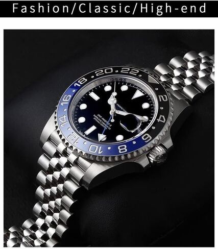 904L Solid Stainless Steel Watchband For Rolex Strap GMT Master II Wrist Watch Band Bracelet Jubilee with Oyster Clasp in Saudi Arabia