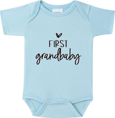 إعلان الحمل ، أول من Grandbaby Baby إعلان Onesie ، طفل حديث الولادة مفاجأة للأجداد in Kuwait