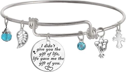 Stepdaughter Gift,Daughter in Law Gift,I Didn't Give You The Gift of Life, Life Gave Me The Gift of You Bracelet in Kuwait