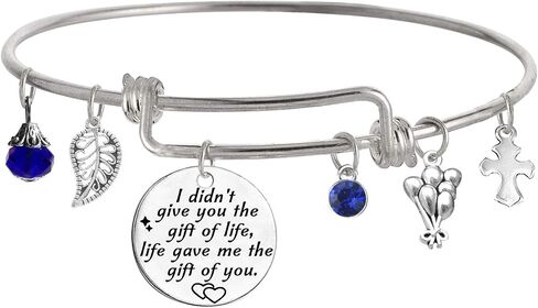 Stepdaughter Gift,Daughter in Law Gift,I Didn't Give You The Gift of Life, Life Gave Me The Gift of You Bracelet in Kuwait