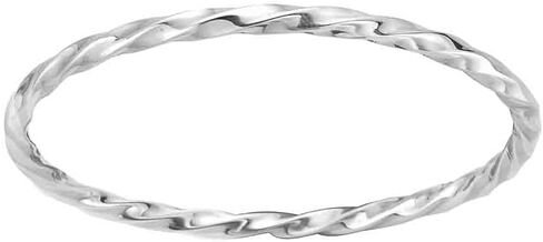 Ritastephens Sterling Silver Twisted Stackable Slip On Bangle Bracelet 8 Inches in Kuwait