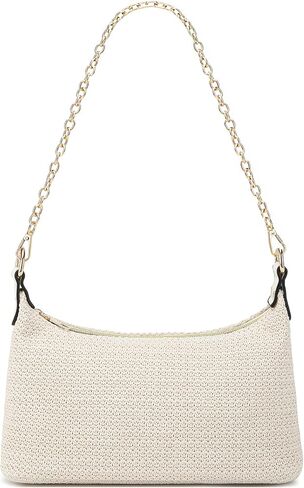 ALUDAPIJU Straw Shoulder Bag for Women Summer Small Boho Woven Shoulder Purse Beach Vacation Tote Bag Handbag in Kuwait