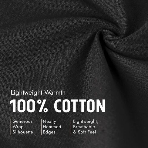 100% Cotton Wrap – Lightweight Soft Knit Shawl Wraps for Women in Saudi Arabia