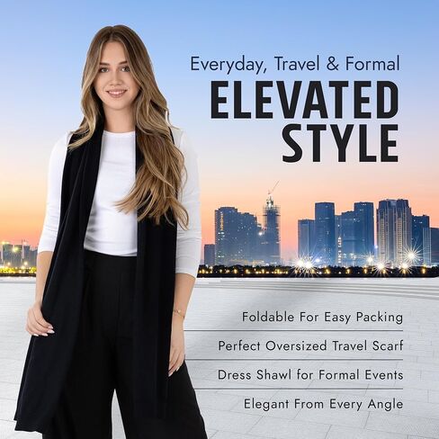 100% Cotton Wrap – Lightweight Soft Knit Shawl Wraps for Women in Saudi Arabia