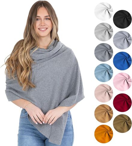 100% Cotton Wrap – Lightweight Soft Knit Shawl Wraps for Women in Saudi Arabia
