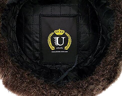 Winter Fur Ushanka Russian Hat with Secret Pocket and RED Star Emblem (Removable) (X-Large, Black) in Saudi Arabia
