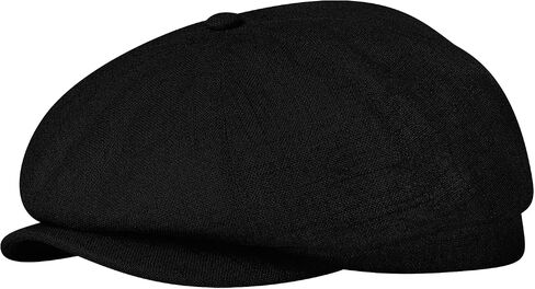 Newsboy Cap Mens Hat Linen 8 Panel Golf Cabbie Newsies Hats Gatsby Irish Caps for Men in Saudi Arabia