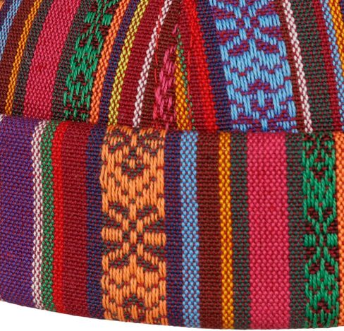 قبعة Lierys Fresh Stripes Dockercap المصنوعة يدويًا من القطن الفسكوز متعدد الألوان للرجال صيفية مصنوعة في إيطاليا in Kuwait
