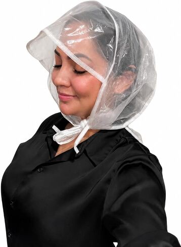 Diane Full Coverage Rain Hood for Hair and Neck Protection Clear in Kuwait