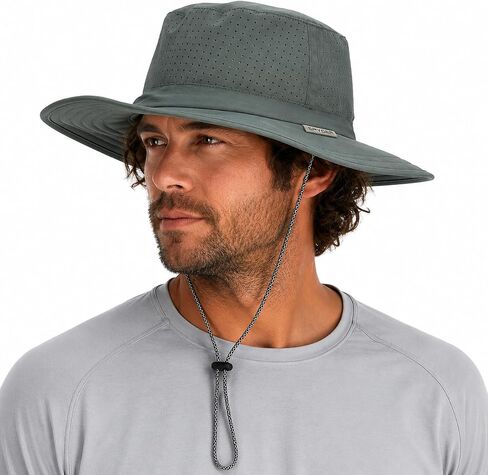 Spyder Mens Boonie Hat - UPF 50+ Wide Brim Fishing Cooling Sun Hats for Men Hiking Beach Camping Fishing Summer Bucket Hat in Kuwait