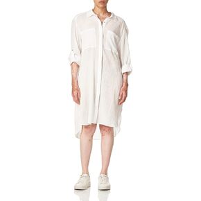 Seafolly womens Crinkle Twill Beach Shirt Cover Up