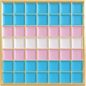 Enamel Pins - Pride Lapel Pins Collection by Real Sic - Premium Lapel Pin - Grid Pin Series