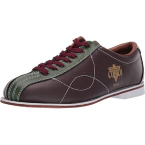 Cobra Bowling Products Mens TCR3L Cobra Rental Bowling Shoes LacesBrown/Green 10 in Saudi Arabia
