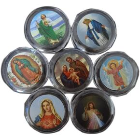 10 Pcs Plastic Storage Box for Catholic Rosary Beads Cross Religious Necklace Jewelry Bracelets,Color Random