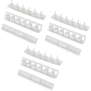 HomeSoGood 9 قطع حامل مجوهرات خطاطيف تخزين لاصقة للتعليق على الحائط مناسبة لعرض الخواتم والقلائد والأساور in Kuwait