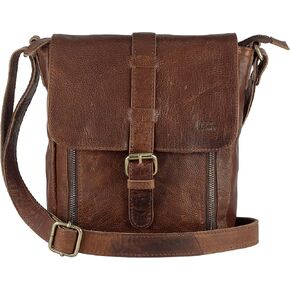 Mou Meraki Genuine Leather Crossbody Purse and Handbags - Crossover Bag Over the Shoulder