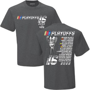 NASCAR Playoff T-Shirt 2-Spot Short Sleeve Automotive Racing Apparel