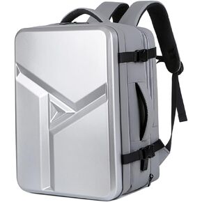 Hard Shell Laptop Backpack for Men,35L Expandable Business Travel Backpacks,Large Waterproof Computer Bag fit 17 Inch Gaming Bag with USB Port & Wet Pocket