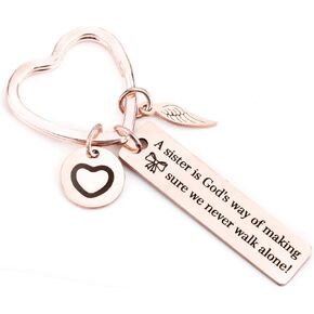 Sister Keychain From Sister Gifts Sister Birthday Gift Ideas Gifts For Sisters From Sisters