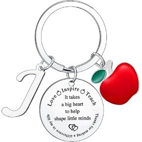 Personalized Teacher Gifts Graduation Gifts Teacher Appreciation Gifts Keyring With Initial Teachers Day Gifts in Kuwait
