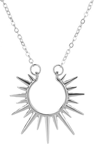 Sun Necklace, 14k Gold Plated Sun Pendant Necklace for Women Girls Adjustable Dainty Sunlight Sunshine Necklace Minimalist Jewelry in Saudi Arabia