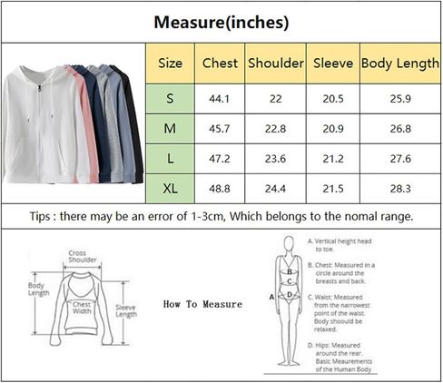 سويت شيرت نسائي من Aisongyuan بغطاء للرأس بسحاب ورباط خفيف الوزن وأكمام طويلة مع جيب كانجا in Kuwait