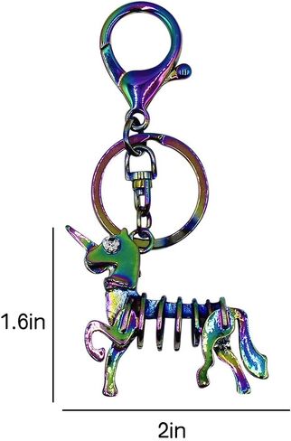 Cute Dinosaur Skeleton Keychains Cartoon key ring Handbag Pendant Accessories for Women Girls Men Bag Decoration in Saudi Arabia