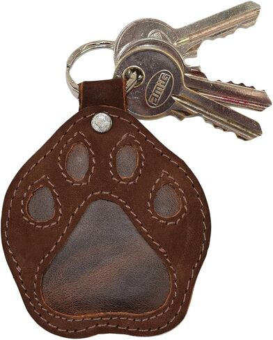 Hide & Drink Leather Doggy Paw Keychain/Charm & Dog Lover Gift Handmade Swayze Suede in Saudi Arabia