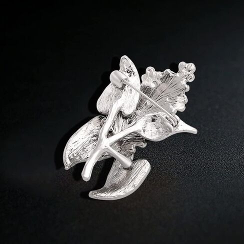 فانكي 1 قطع أزياء زهرة ليلاك بروش المينا القرنفل زهرة بروش أنيقة حزب مكتب دبوس للنساء هدية, معدن, بدون أحجار كريمة in Kuwait