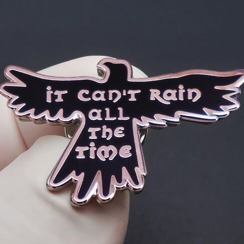 it Can't Rain All The Time Enamel Pin Badge Brooch in Saudi Arabia