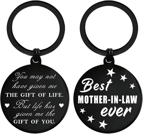 Mother in law Gifts from Daughter in Law, Gift for Mother In Law Wedding Keychain from Bride, Future Mother of The Groom Present, Mother-in-Law Birthday Mother's Day Gift Ideas Stuff in Saudi Arabia