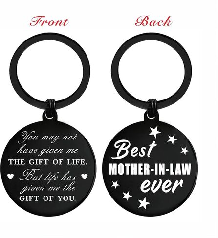 Mother in law Gifts from Daughter in Law, Gift for Mother In Law Wedding Keychain from Bride, Future Mother of The Groom Present, Mother-in-Law Birthday Mother's Day Gift Ideas Stuff in Saudi Arabia